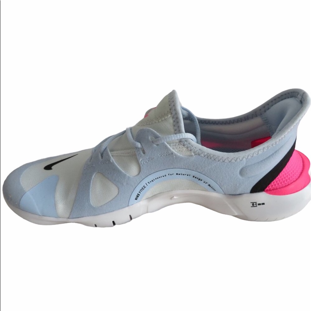 Nike Free Run 5.0 Perriwinkle, Black, Pink